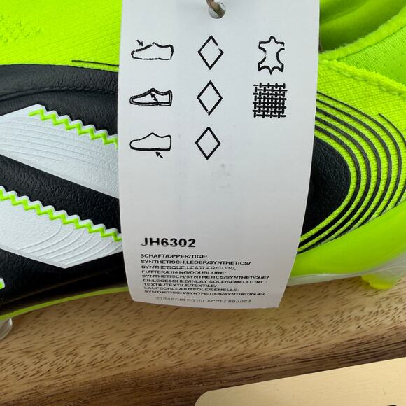 Adidas Copa Pure 3 Elite Laceless FG Cleats JH6302 Men’s 8 Black Lucid Lemon NEW main image 9